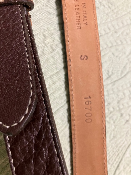 ?? SERENO ITALIAN LEATHER BELT ?? BROWN, SIZE SMALL, BOHO, WESTERN, COWGIRL main image 4